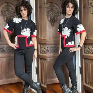 ALEXANDER MCQUEEN Flutter Sleeve Top